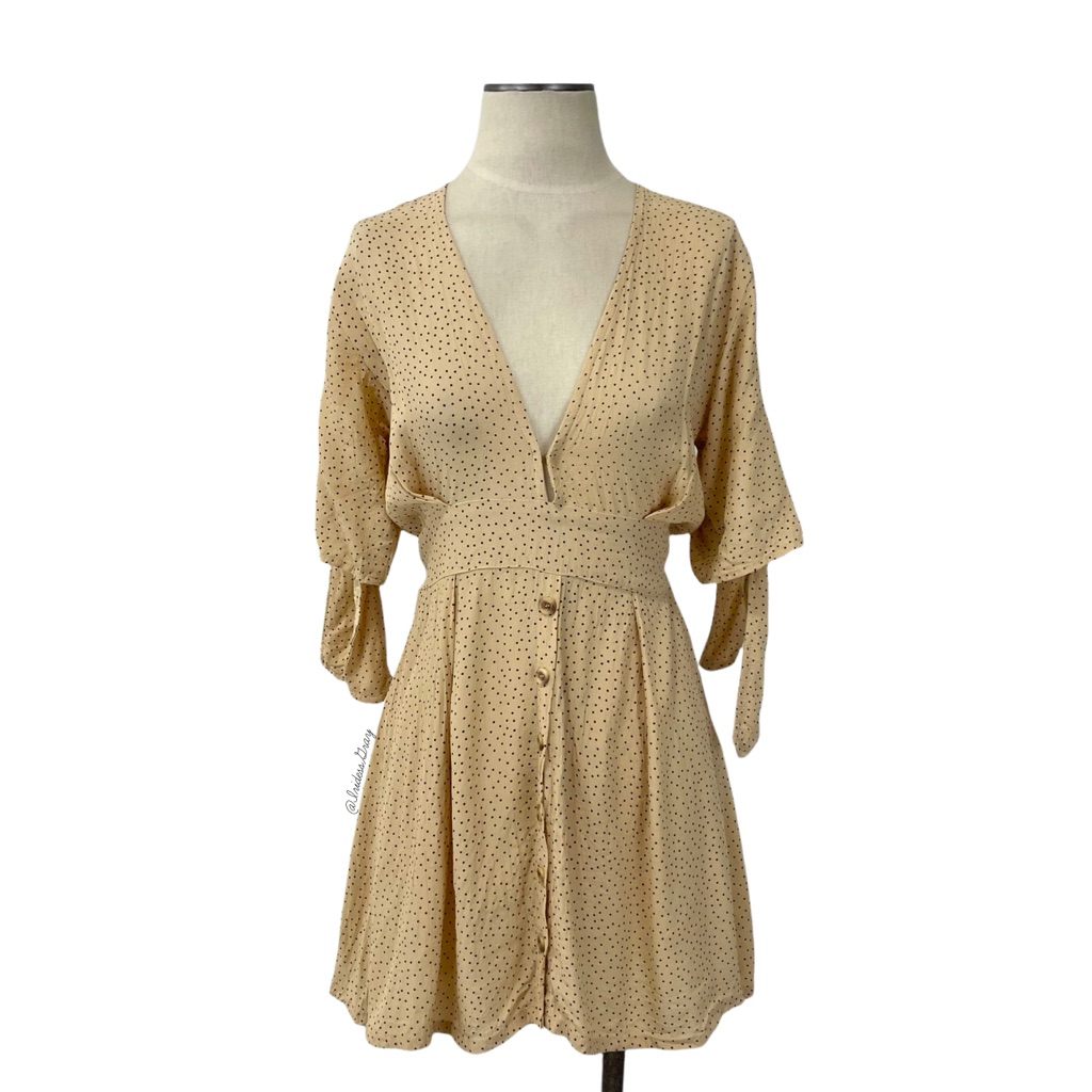 Faithfull The Brand Birgit Dress In Rossi Print Size Large 8